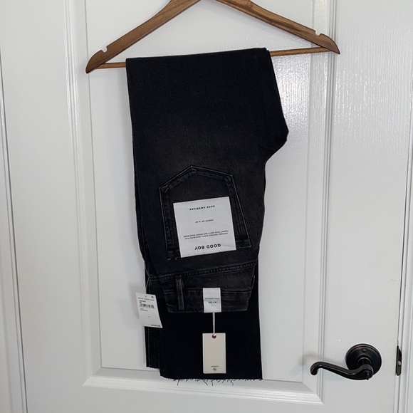 Good American Good Boy Straight Jeans - Picture 7 of 9